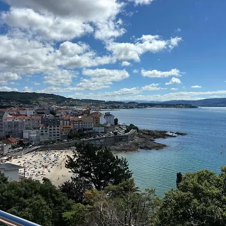 Atico Con Terraza - Vista Al Mar Apartment Sanxenxo